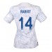 Frankrike Adrien Rabiot #14 Borta matchtröja Dam VM 2022 Kortärmad Billigt